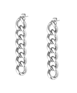Simple Stainless Steel Chain Earrings