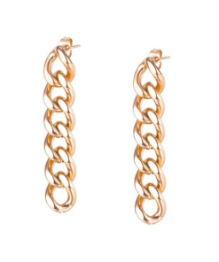 18K Gold Stainless Steel Chain Earrings
